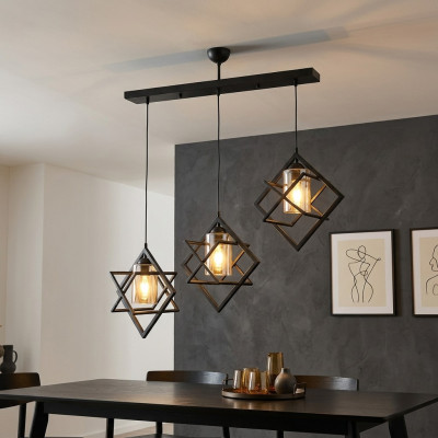 Deckenlampe Black Pendelleuchte luxuriöse Wohnzimmer Innenbereich Lampe