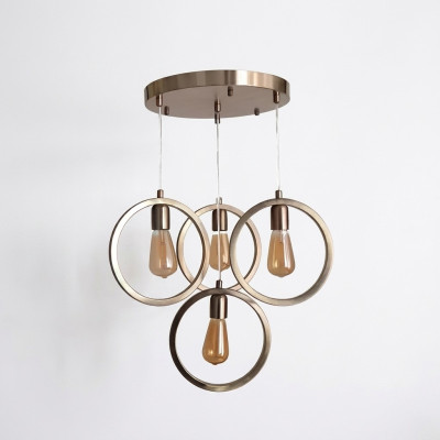 Stropní lampa moderního závěsného lampy obývacího pokoje Luxus matný chrom 35x70.