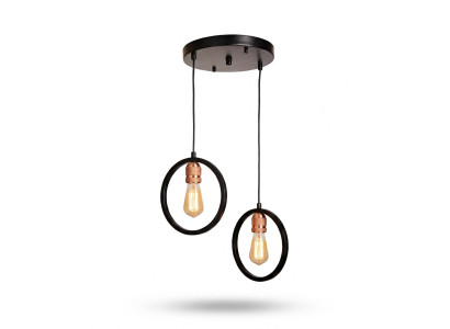 Deckenlampe für Wohnzimmer oder Gast luxuriös schwarz stilvoll Leuchte
