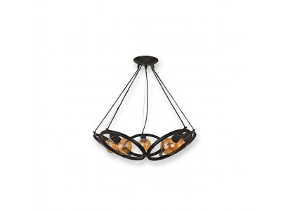 Stropní lampa Elegantní lampa pro obývací pokoj nebo ložnici, nově černá.