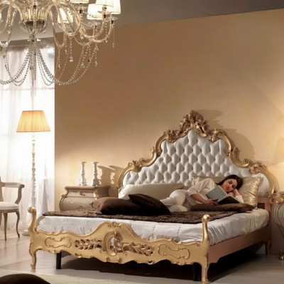 Bett Polsterung Design Luxury double Chesterfield 180x200 Hotelbetten
