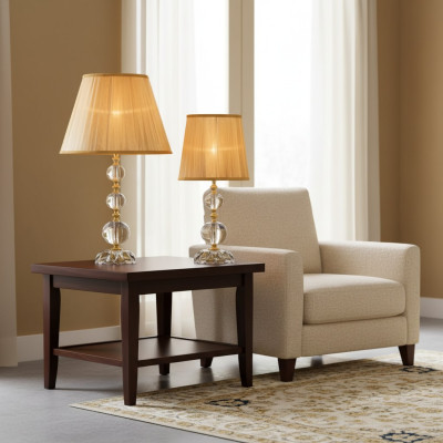 Moderne Kristall Stehlampe Luxus Tischlampe Schreibtisch Design Lampe