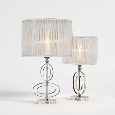 Klassische Tischlampe Kronleuchter Kristall Tischleuchte Lampe