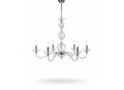 Kristalový lustr Stropní visící lampa Lustry lustry 6x lampa nová