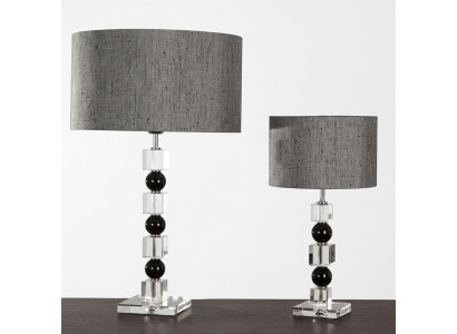 Klassische Nachttischlampe grau Tischlampe luxuriöse Tischlampe Lampe