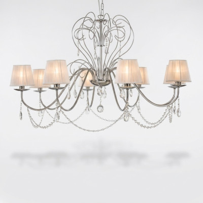Lustr Krystaly Lustr stylová stropní lampa Vzduchový lustr
