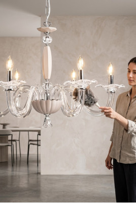 Kristallglas Kronleuchter Hängeleuchter klassischer Luxus Deckenleuchte