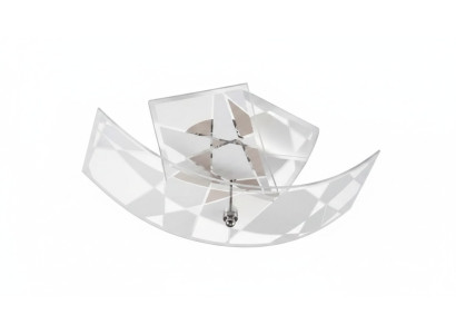 Luxus Lustr Křišťálový Lustr 2x Lampa Moderní Bílá Lampa Nová