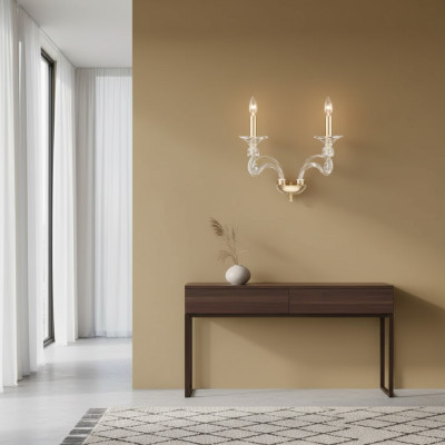 Nástěnná lampa Design Luxus Nástěnná lampa Nástropní lampa Křišťál nový