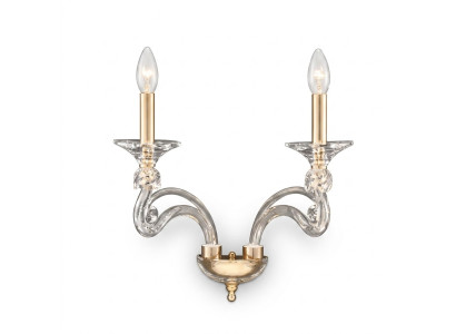 Nástěnná lampa Design Luxus Nástěnná lampa Nástropní lampa Křišťál nový