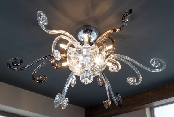 Kronleuchter Deckenleuchter Luxus Deckenlampe Lüster Kristall Art