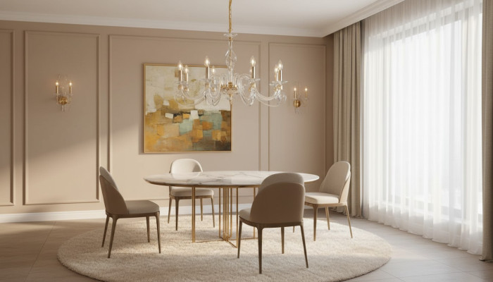 Kronleuchter Deckenleuchter 8x Lampen Luxus Deckenlampe Lampe Lüster Kristall