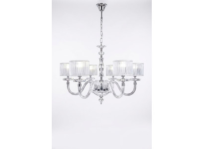Stropní lampa Lustr Lustr svítidlo Skleněný Bílý Lampy Starožitný Styl