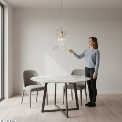 Luxus Deckenleuchter Klassischе Kronleuchter Lüster Kristall Lampe Lampen