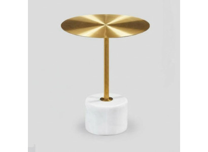 luxuriöse Couchtisch Tische Rund modern Metall Gold stilvolle Beistelltisch