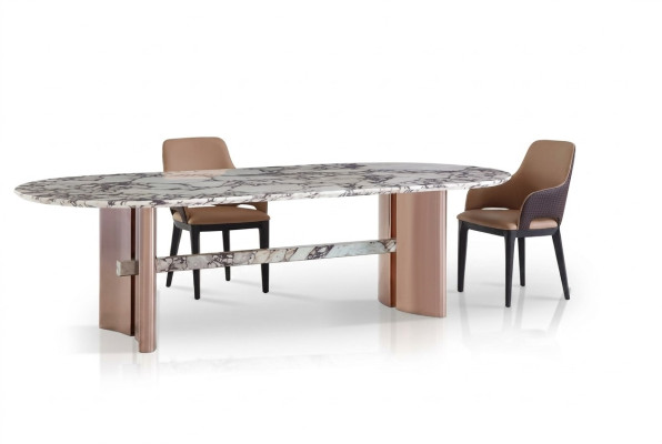 Esszimmer Möbel Edelstahl Oval Esstisch Tisch Design Tische Luxus Möbel