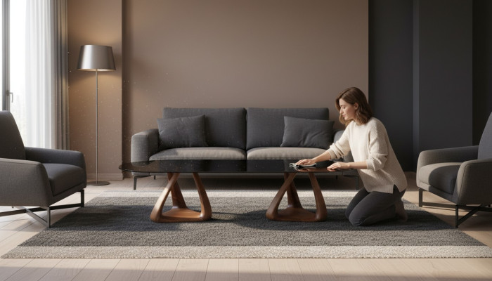 Designer černý jídelní stůl Luxus nábytek do jídelny Oválná dřevěná deska