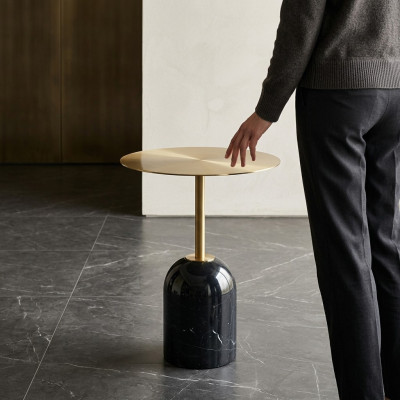 Stilvoller Couchtisch Runder Kaffeetisch Beistelltische Luxus Möbel Neu