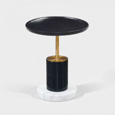 Designer Runder Kaffeetisch Luxus Beistelltische Wohnzimmer Tisch Möbel
