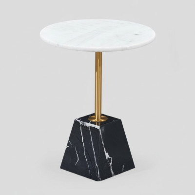 Designer Runder Abstelltisch Luxus Marmor Beistelltische Stilvolle Möbel