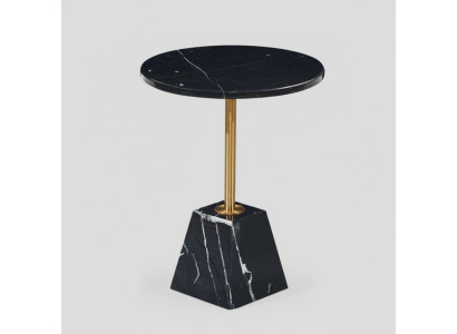 Runder Schwarzer Couchtisch Beistelltisch Designer Tisch Wohnzimmer