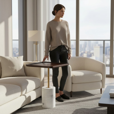 Designer Zusatztisch Moderner Zeitungstisch Wohnzimmer Couchtische