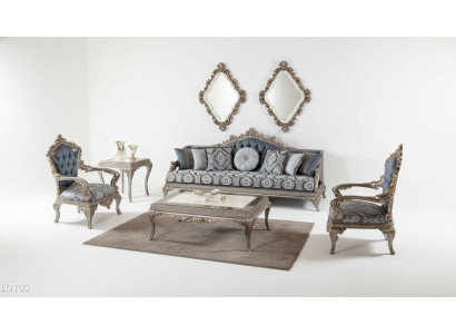 Sofa set 3+1+1 sedadla luxusní nábytek sada sedacích souprav pohovka pohovka potah 3 kusy nová