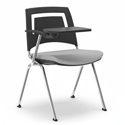 Elegantní šedá židle Moderní židle Vysoká kvalita designu Kancelářská židle Nová