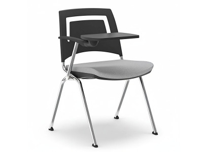 Elegantní šedá židle Moderní židle Vysoká kvalita designu Kancelářská židle Nová