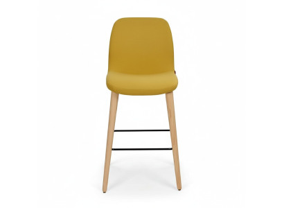 Esszimmerstuhl Luxus Gelb Stühle Stuhl Design Lehnstuhl Möbel Holzstuhl Neu