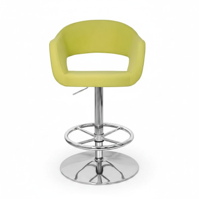 Barové židle, barové židle, zelená textilie, designové barové židle, stoly, židle, nové.