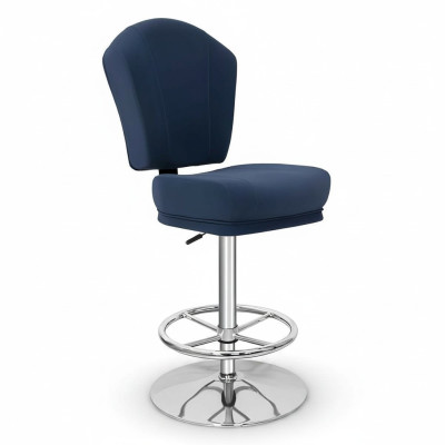 Modern Barhocker Stuhl Designer Metall Esszimmerstuhl Hocker Bar Blau Neu