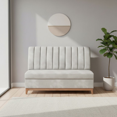 Designer textilní lavice do jídelny - luxusní židle do obývacího pokoje a kuchyně - otomana