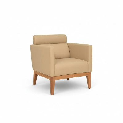 Beiger Clubsessel Relax 1-Sitzer Designer Sessel Wohnzimmer Sitzer