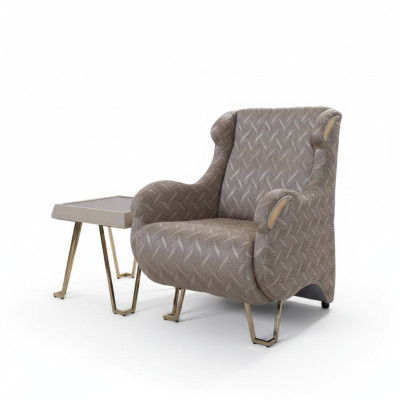 Tauper Designer křeslo Luxus Nábytek Obývací pokoj Jednosed Moderní