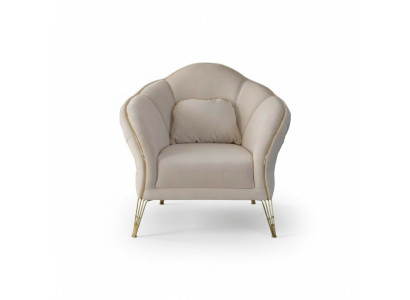 Chesterfield Design Beige Pohovka Křeslo Potah Pohovka Pohovky 1 Osoba Nový