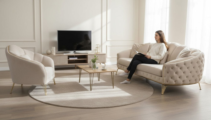 Sofagarnitur 3 3 1 Sitzer Modern Komplett Set Polster Garnitur Couchgarnitur