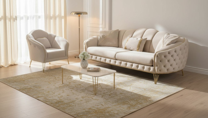 Sofagarnitur 3 3 1 Sitzer Modern Komplett Set Polster Garnitur Couchgarnitur