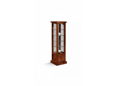 Vitrinen Glas Schrank Echtholz Vitrine Wohnzimmer Möbel Anrichte Neu