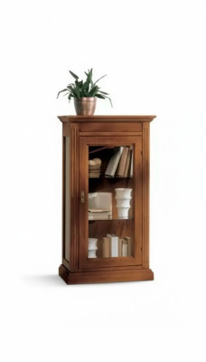 Klassische Vitrine Kommode Glas Schrank Glasschrank Vitrinenschrank