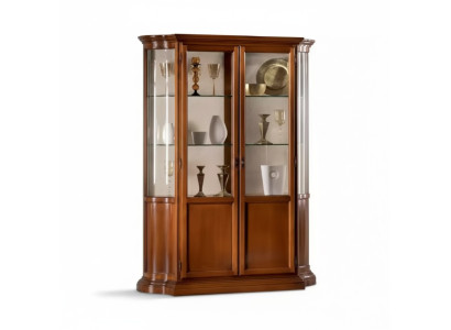 Luxus Vitrine Wohnzimmer Möbel Schrank Glas Vitrinen Designer Anrichte