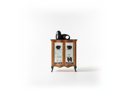 Vitrine Schrank Klassische Möbel Wohnzimmer Schränke Anrichte Italy