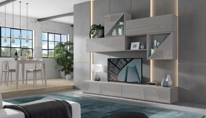 Schrankwände Regal Wohn Wand Side Low Board Regale Holz design Schränke