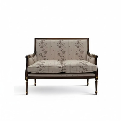 Sofa 2 Sitzer Sofa Polster Design Luxus Stoffsofas Textil Design Couch