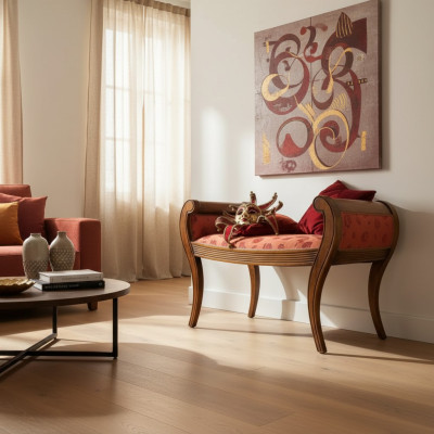 Hocker Einrichtung Bank Holzhocker Holz Sitzhocker Luxus Polsterbank