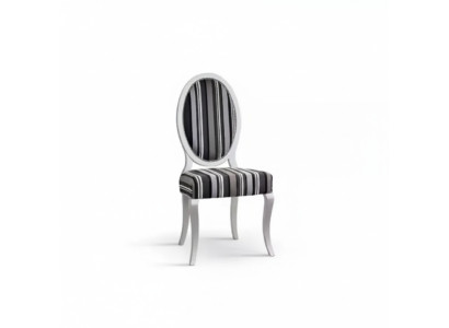 Stuhl Lehnstuhl Massiv Klassisch Holz Textil Sessel Lounge Polster Neu