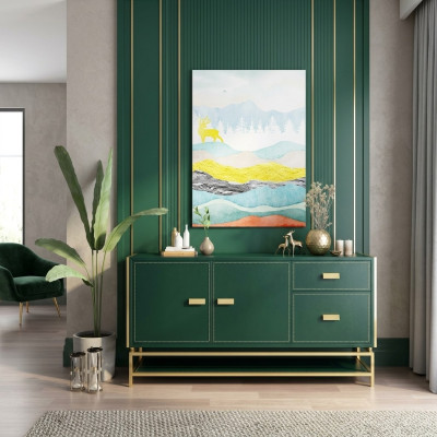 Kommode Design Sideboard Anrichte Schrank Holz Modern Wohnzimmer Neu