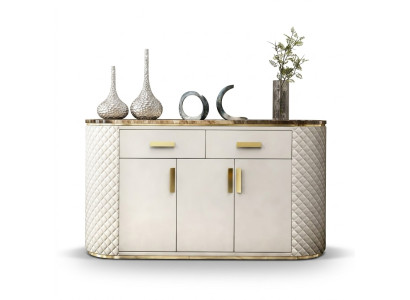 Kommode Design Holz Schrank Luxus Sideboard Lowboard Anrichte Weiß Neu