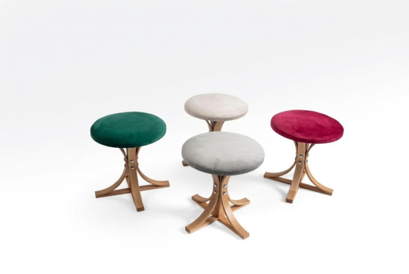 Modern Designer 4x Hocker Komplett Möbel Wohnzimmer Luxus Einrichtung