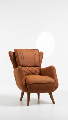 Křeslo Design Pohovka Luxus Obývací pokoj Čalouněný sedák Moderní Nový Nábytek
